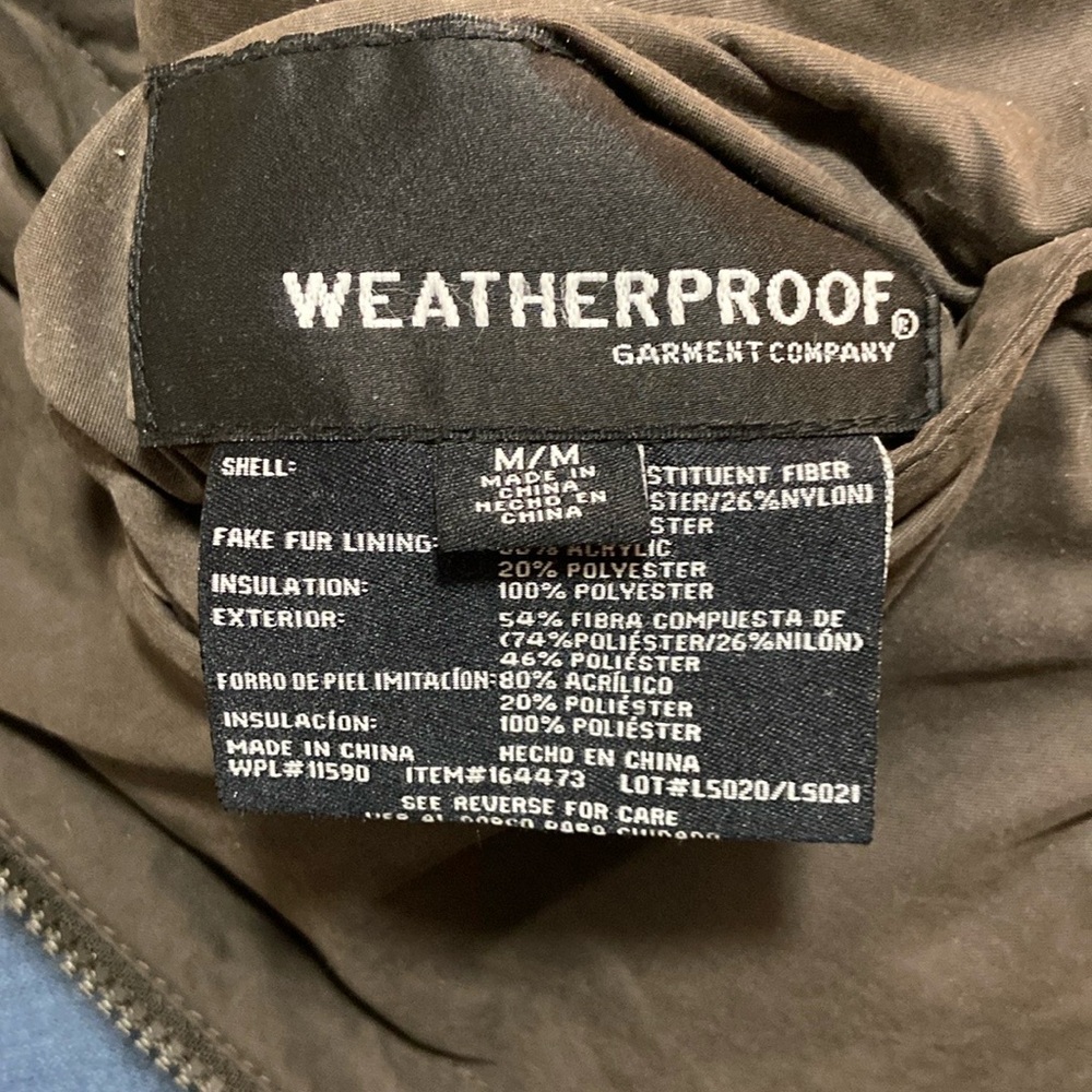 Weatherproof women’s brown vest size M
